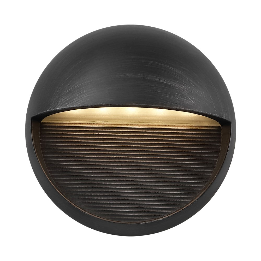 Swift 6.25" Outdoor Metal/Glass Integrated LED Sconce