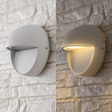 Swift 6.25" Outdoor Metal/Glass Integrated LED Sconce