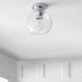 Yosemite 7.75" Glass/Metal LED Flush Mount