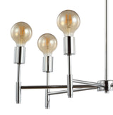 Shasta 28.5" Adjustable Height Metal LED Chandelier