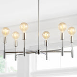 Shasta 28.5" Adjustable Height Metal LED Chandelier