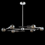 Shasta 28.5" Adjustable Height Metal LED Chandelier