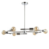 Shasta 28.5" Adjustable Height Metal LED Chandelier