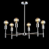 Shasta 28.5" Adjustable Height Metal LED Chandelier