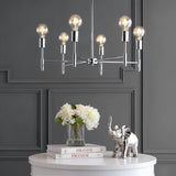 Shasta 28.5" Adjustable Height Metal LED Chandelier