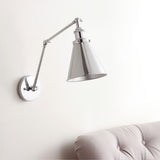 Vine 7" Adjustable Arm Metal LED Wall Sconce