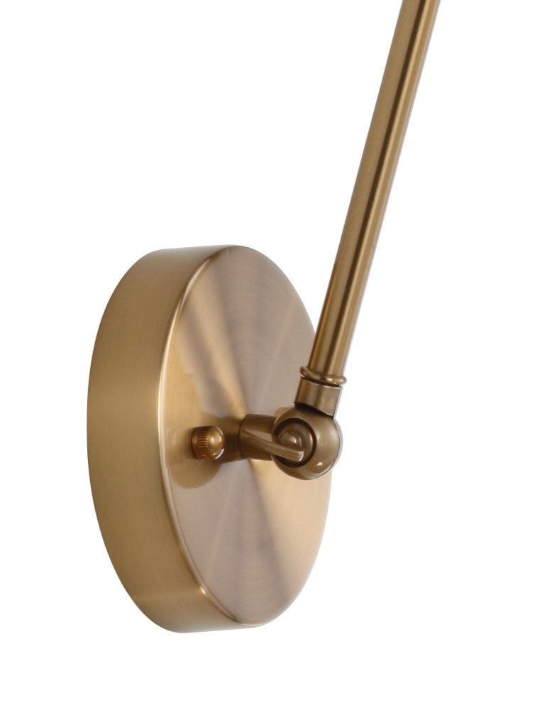 Vine 7" Adjustable Arm Metal LED Wall Sconce