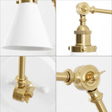 Vine 7" Adjustable Arm Metal LED Wall Sconce