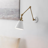 Vine 7" Adjustable Arm Metal LED Wall Sconce