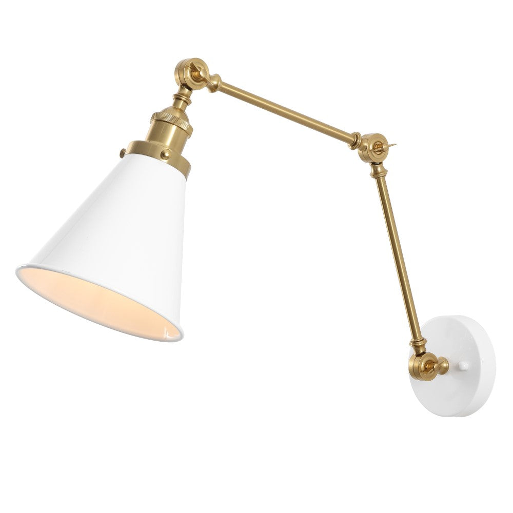 Vine 7" Adjustable Arm Metal LED Wall Sconce