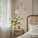 Vine 7" Adjustable Arm Metal LED Wall Sconce