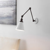 Vine 7" Adjustable Arm Metal LED Wall Sconce