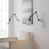 Vine 7" Adjustable Arm Metal LED Wall Sconce