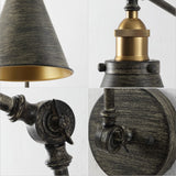 Vine 7" Adjustable Arm Metal LED Wall Sconce