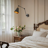Vine 7" Adjustable Arm Metal LED Wall Sconce