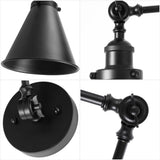 Vine 7" Adjustable Arm Metal LED Wall Sconce