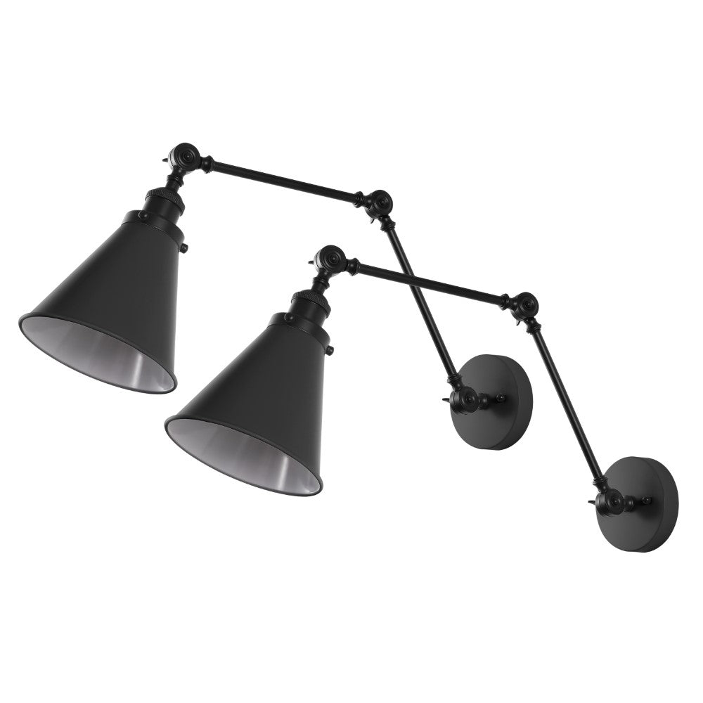 Vine 7" Adjustable Arm Metal LED Wall Sconce