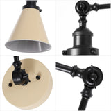 Vine 7" Adjustable Arm Metal LED Wall Sconce