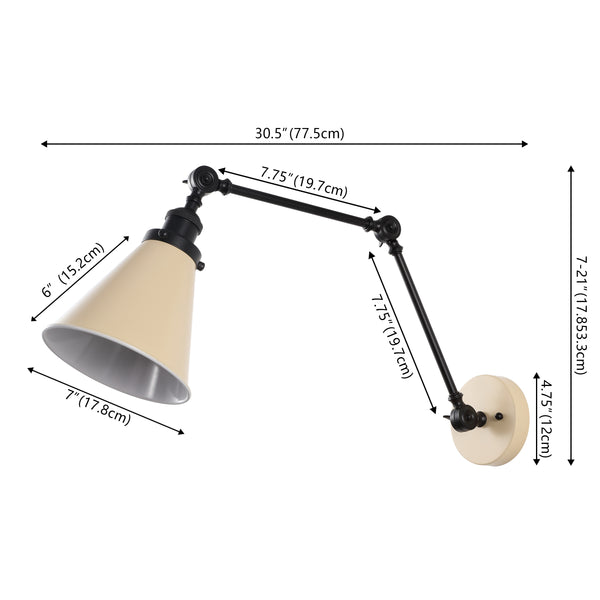 Dimension Image Almond/Black (Set of 2) / Set 3