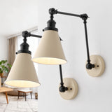Vine 7" Adjustable Arm Metal LED Wall Sconce