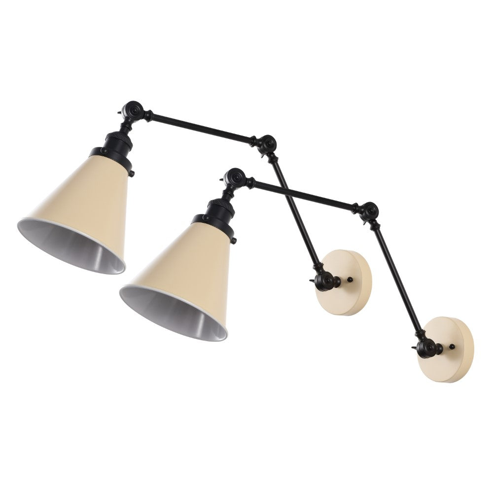 Vine 7" Adjustable Arm Metal LED Wall Sconce