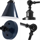 Vine 7" Adjustable Arm Metal LED Wall Sconce