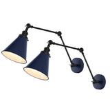 Vine 7" Adjustable Arm Metal LED Wall Sconce