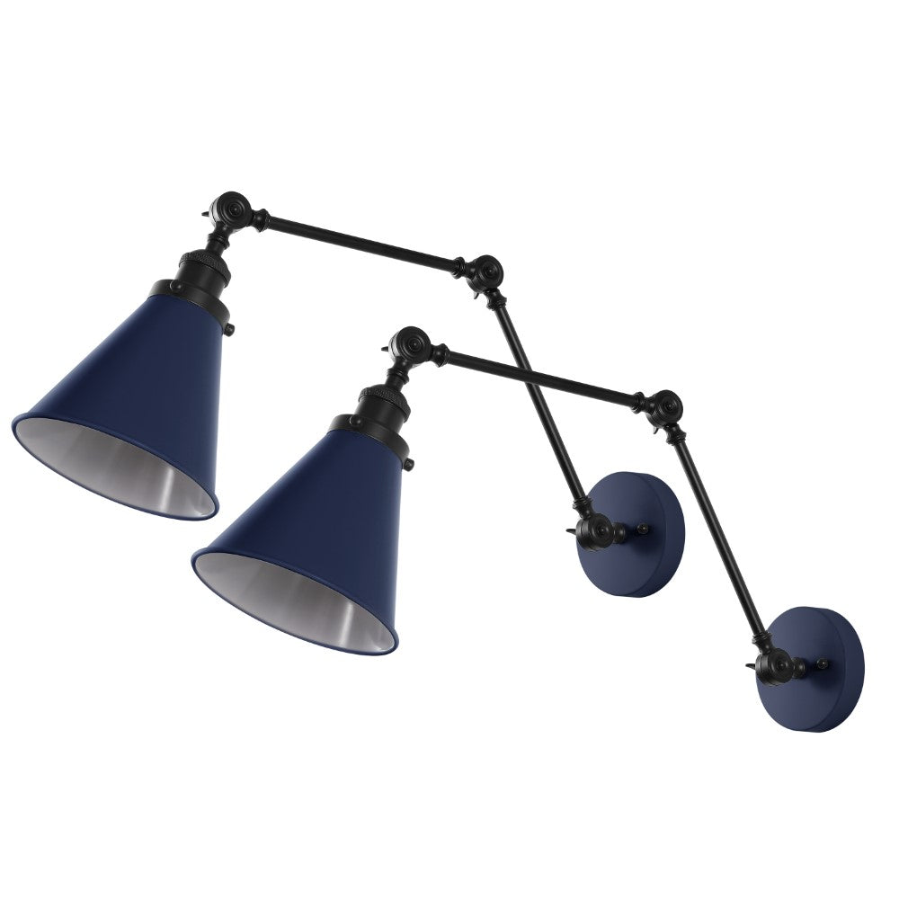 Vine 7" Adjustable Arm Metal LED Wall Sconce