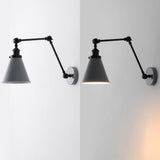 Vine 7" Adjustable Arm Metal LED Wall Sconce