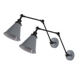 Vine 7" Adjustable Arm Metal LED Wall Sconce