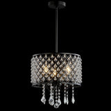 Axum Metal/Crystal Adjustable LED Drop Chandelier