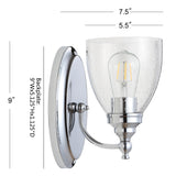 Hosta Metal/Glass LED Vanity