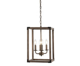 Breakneck Adjustable Iron Rustic Farmhouse LED Pendant
