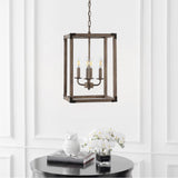 Breakneck Adjustable Iron Rustic Farmhouse LED Pendant