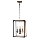 Breakneck Adjustable Iron Rustic Farmhouse LED Pendant