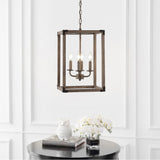 Breakneck Adjustable Iron Rustic Farmhouse LED Pendant