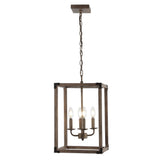 Breakneck Adjustable Iron Rustic Farmhouse LED Pendant