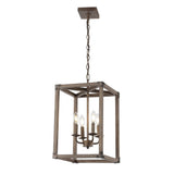 Breakneck Adjustable Iron Rustic Farmhouse LED Pendant