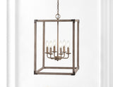 Breakneck Adjustable Iron Rustic Farmhouse LED Pendant