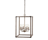 Breakneck Adjustable Iron Rustic Farmhouse LED Pendant