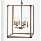 Breakneck Adjustable Iron Rustic Farmhouse LED Pendant