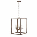Breakneck Adjustable Iron Rustic Farmhouse LED Pendant