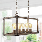 Breakneck 8.13" Adjustable Iron Rustic Farmhouse LED Pendant