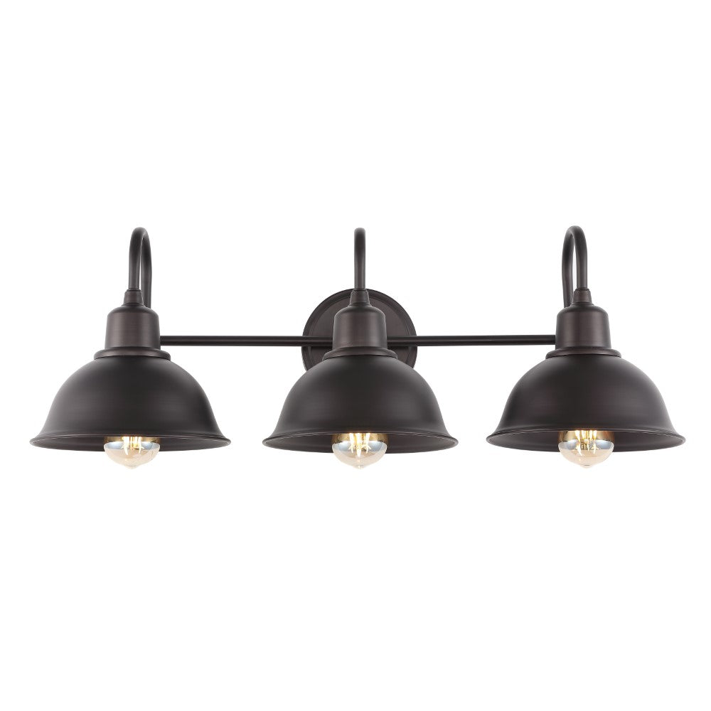Alfred Farmhouse Industrial Iron LED Vanity