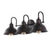 Alfred Farmhouse Industrial Iron LED Vanity