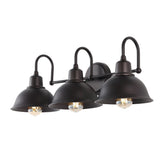 Alfred Farmhouse Industrial Iron LED Vanity