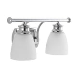 Wak Metal/Glass Contemporary Modern LED Vanity Light