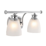Wak Metal/Glass Contemporary Modern LED Vanity Light