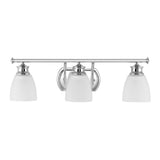 Wak Metal/Glass Contemporary Modern LED Vanity Light
