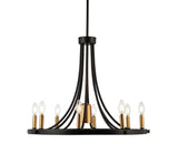 Mansfield Adjustable Iron Transitional Modern LED Chandelier